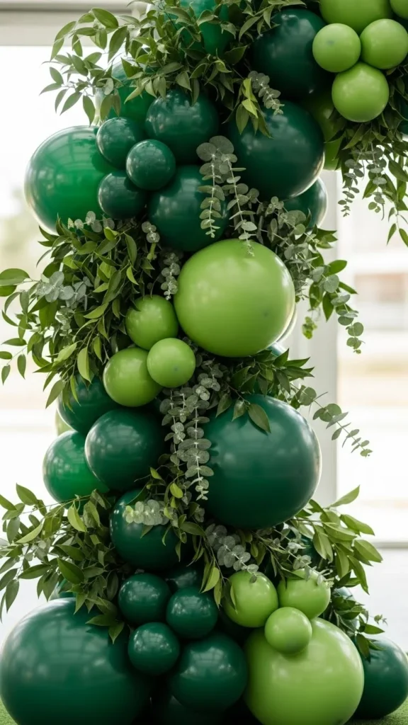 Nature-Inspired Green Garland
