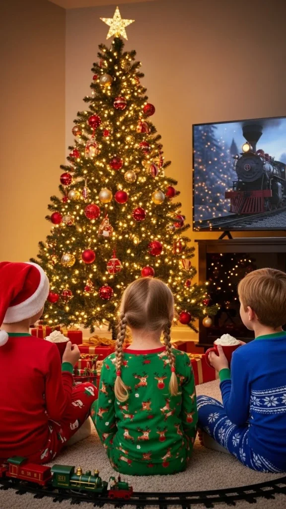 Polar Express Pajama Night