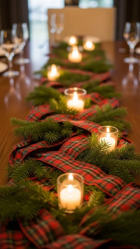 Ribbon and Pine Runner