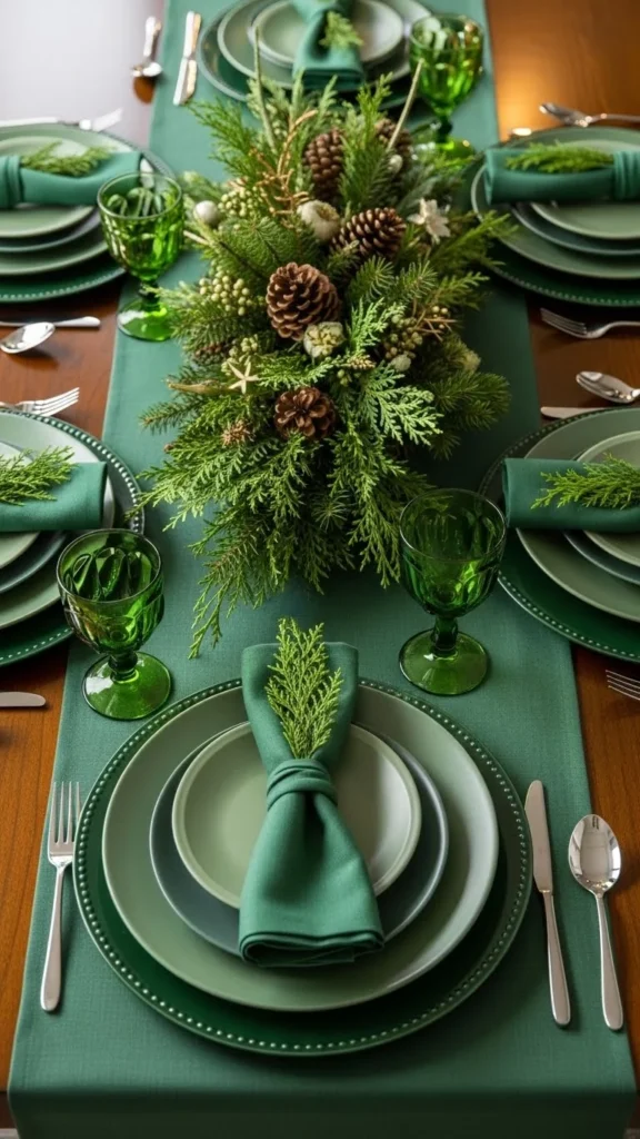 All-Green Monochrome Style