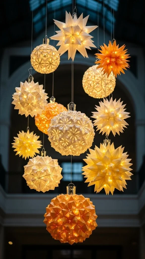 anging Paper Ornament Sculptures