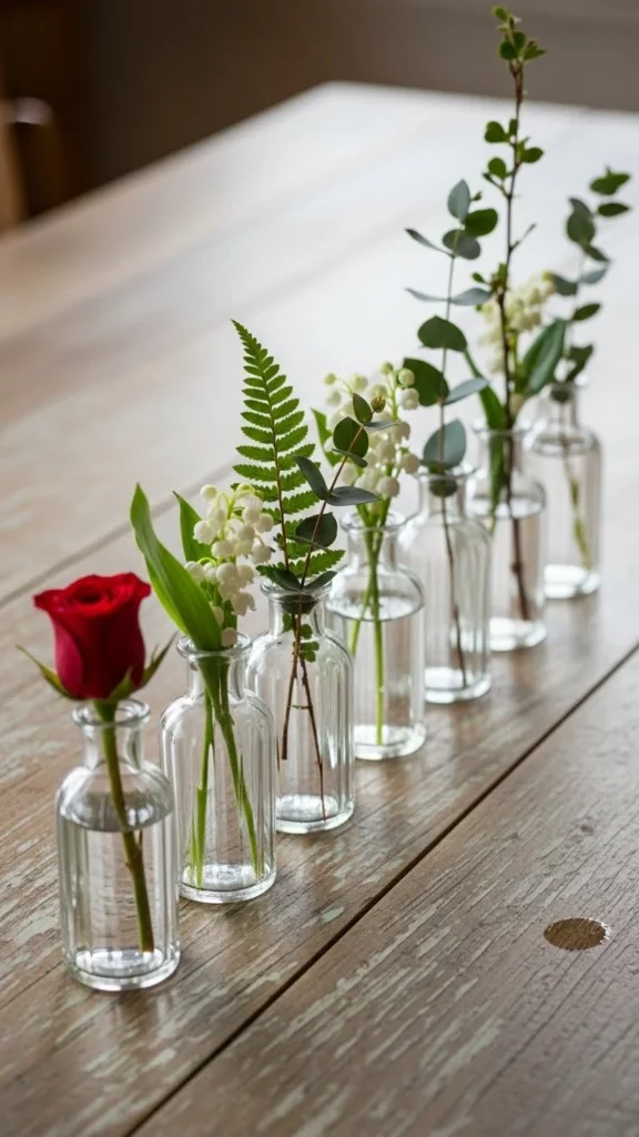 Mini Bud Vase Lineup