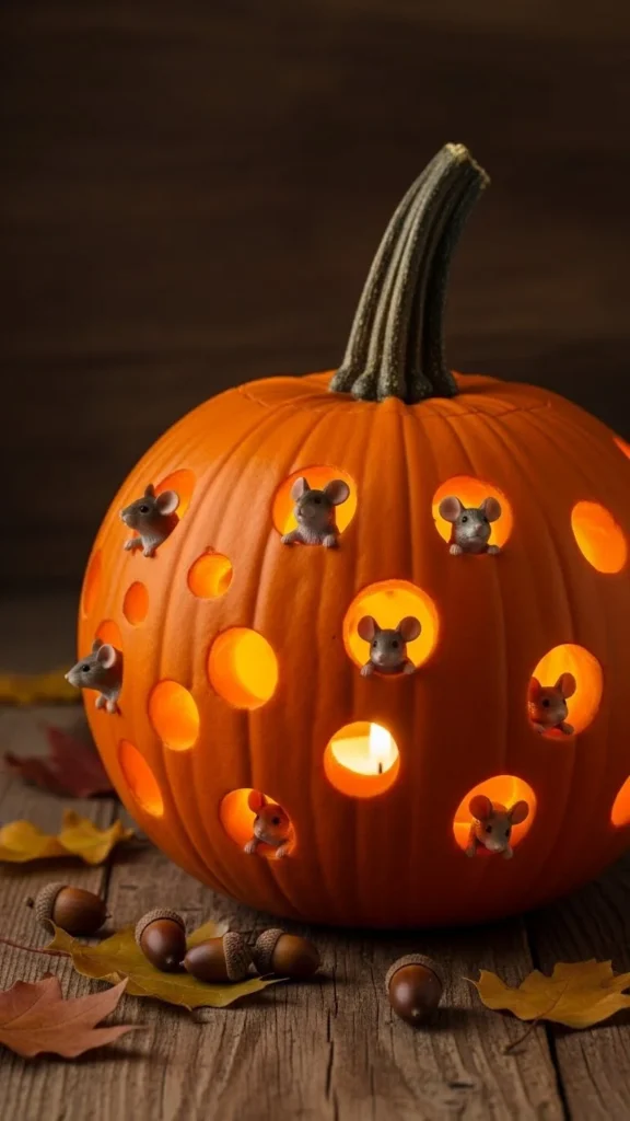 Peekaboo Mouse Pumpkin