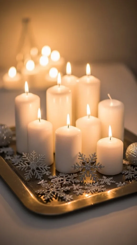 Silver and White Sparkle