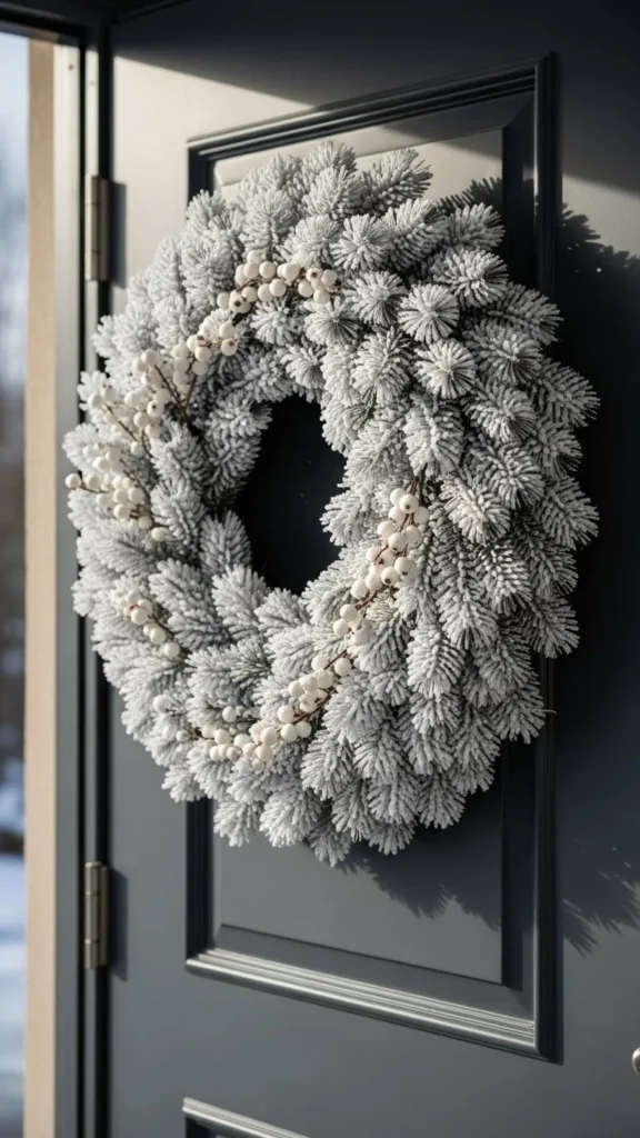 Snowy Pine Wreath