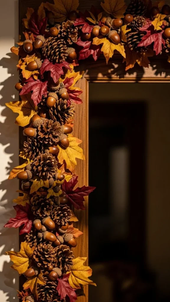 Acorn and Pinecone Door Frame Accents