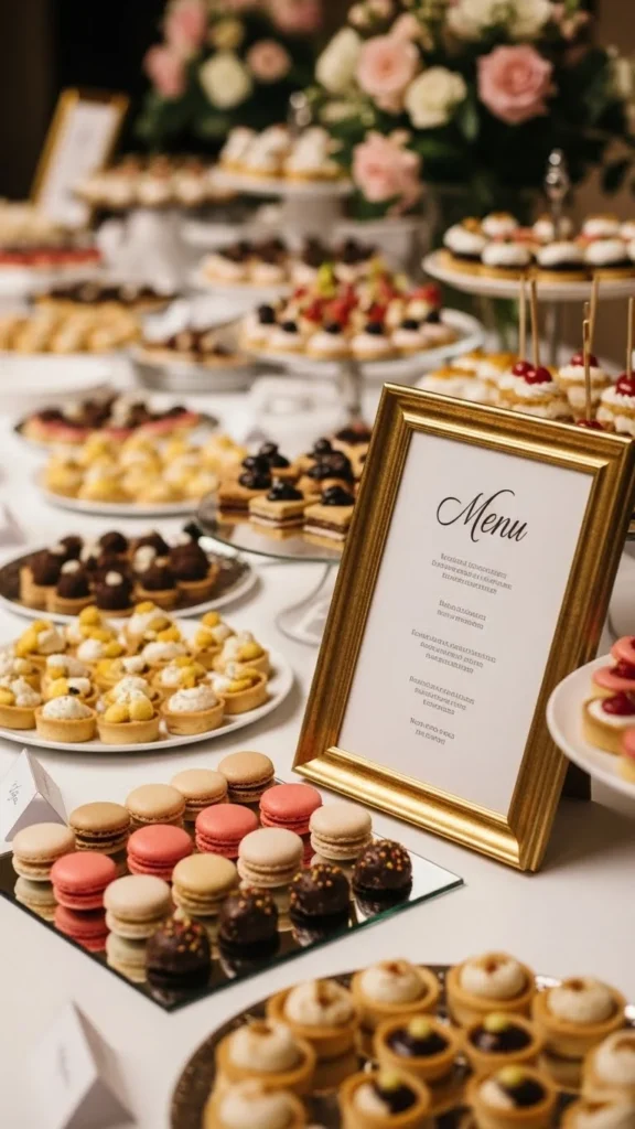 Decorative Frames Showcasing Menu Prints