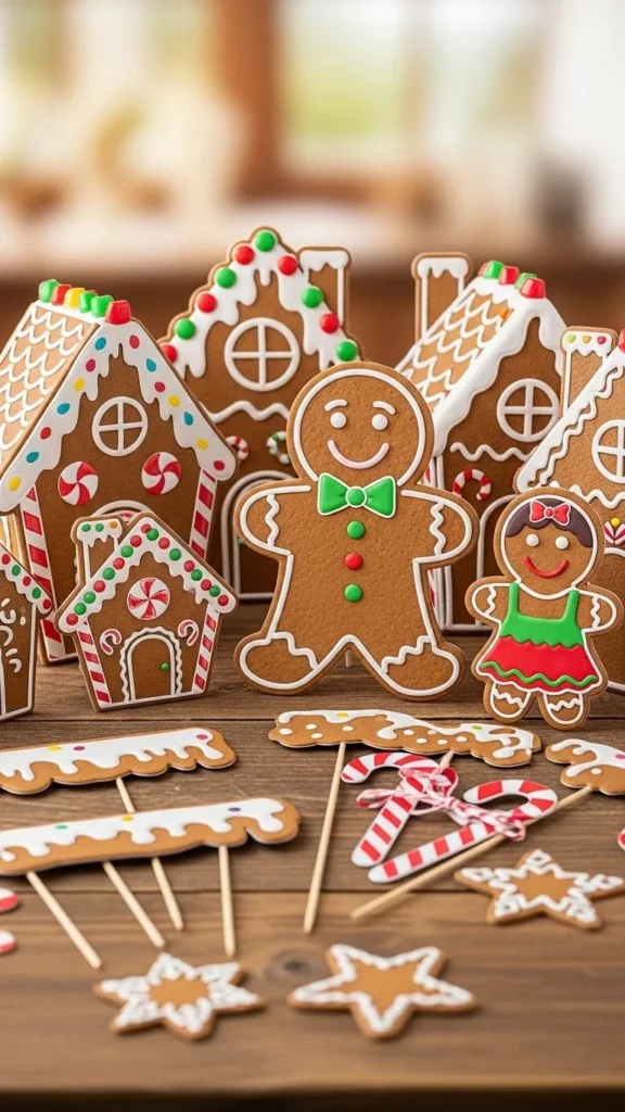 Gingerbread Photo Booth Props