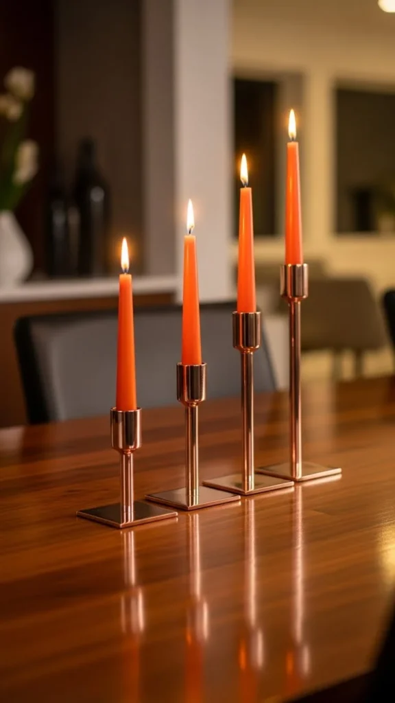 Copper Candle Holders