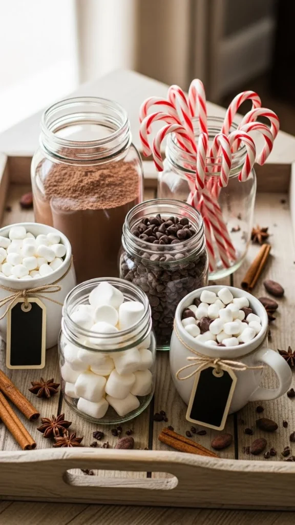 Hot Cocoa Bar Setup