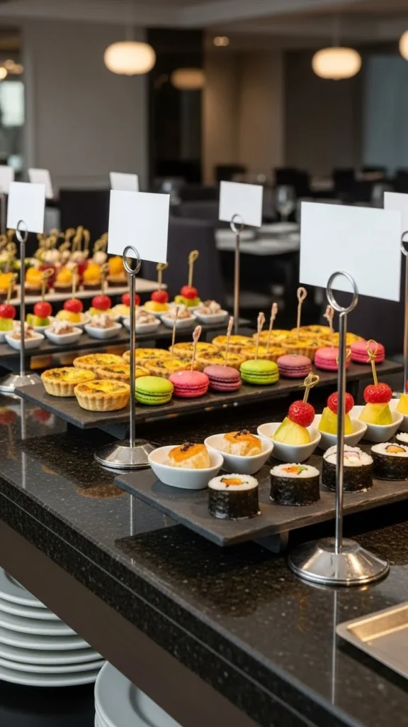 Mini Metal Stands with Insert Cards