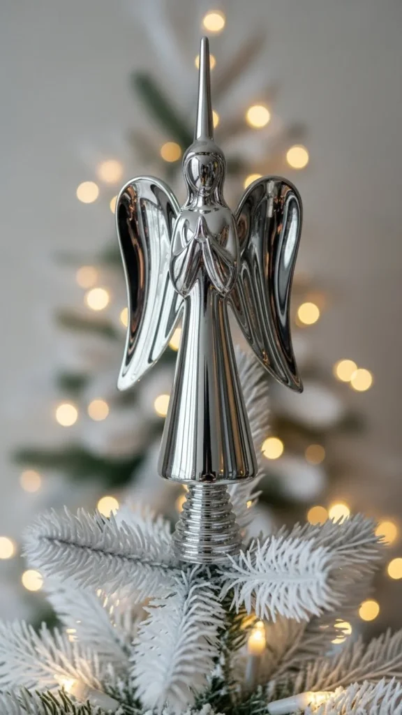  Silver Angel Figurine