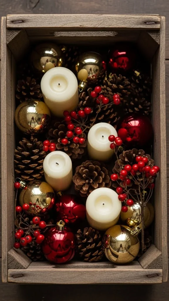 Wooden Crate Centerpiece