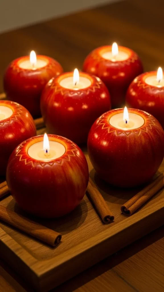 Apple Candle Holders