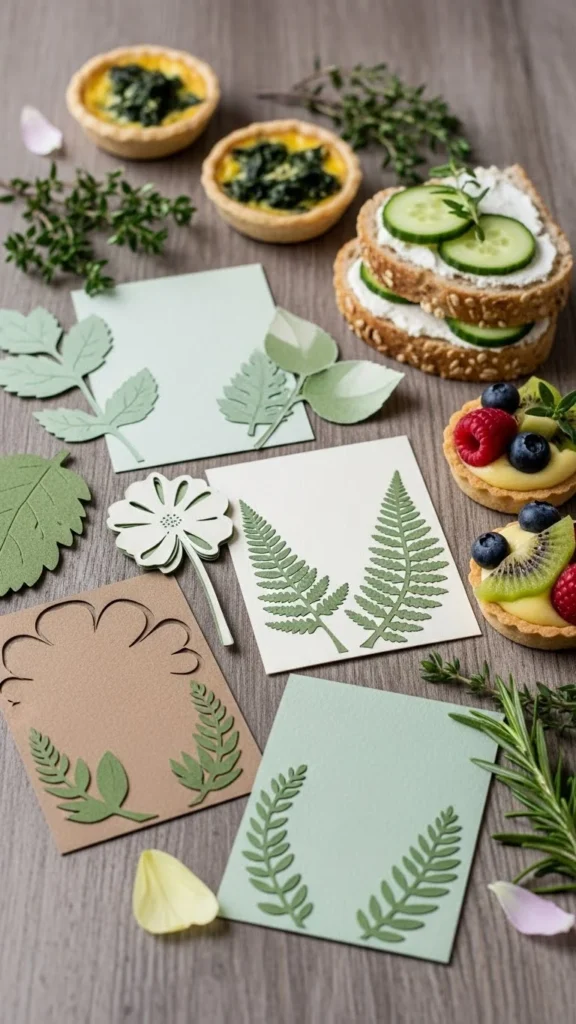 Botanical Cut-Out Cards