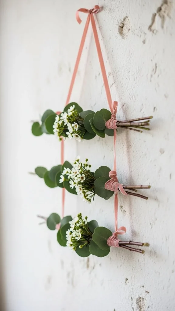Eucalyptus & Ribbon Wall Hanging