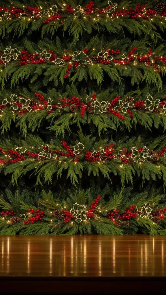 Holiday Garland Wall