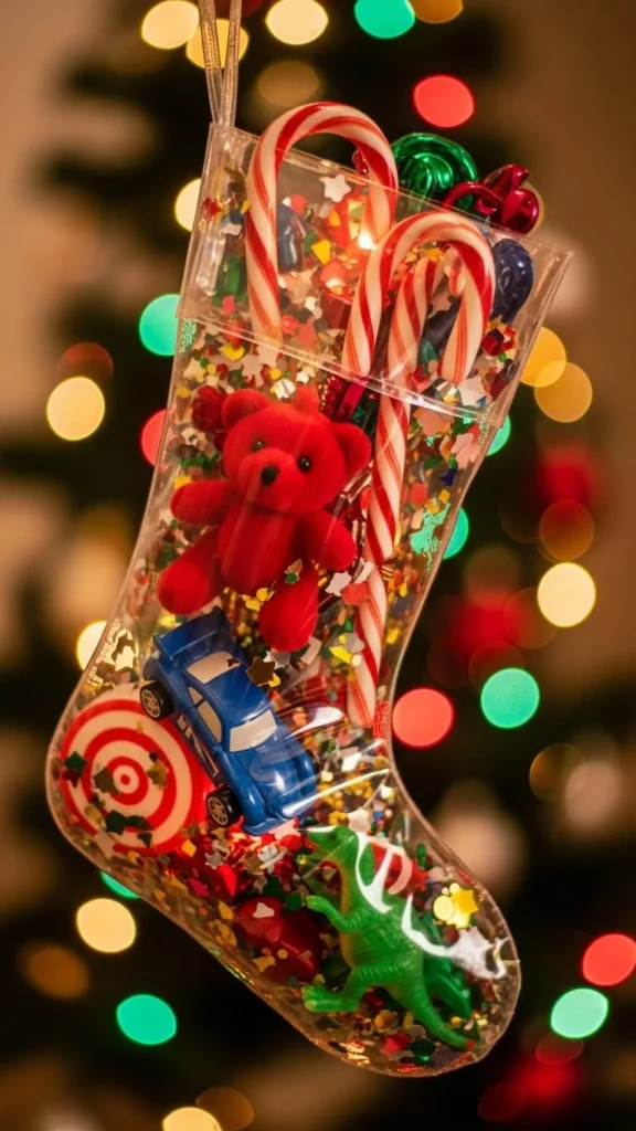 Toy-Filled Clear Stocking