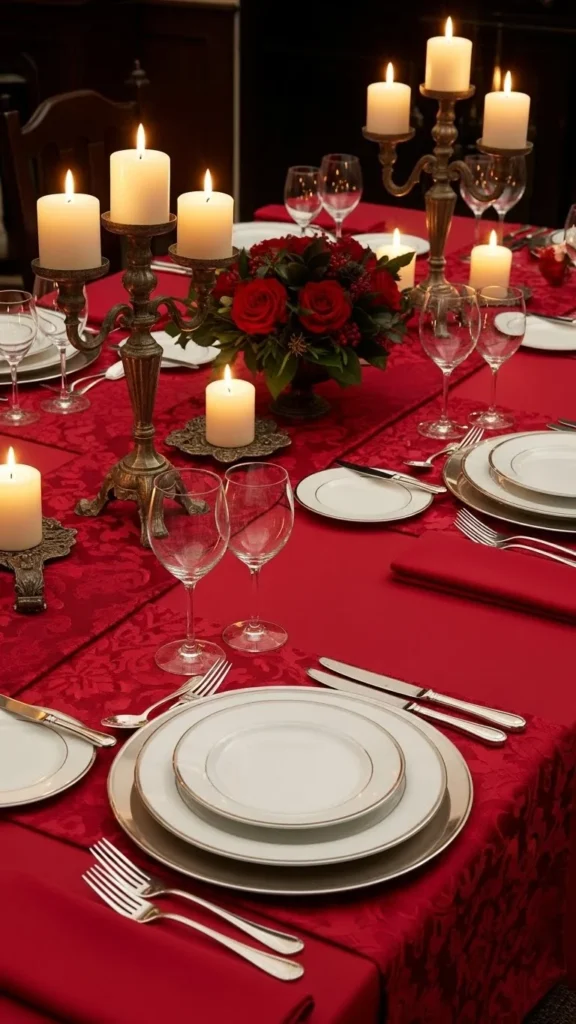 Bold Red Classic Setting