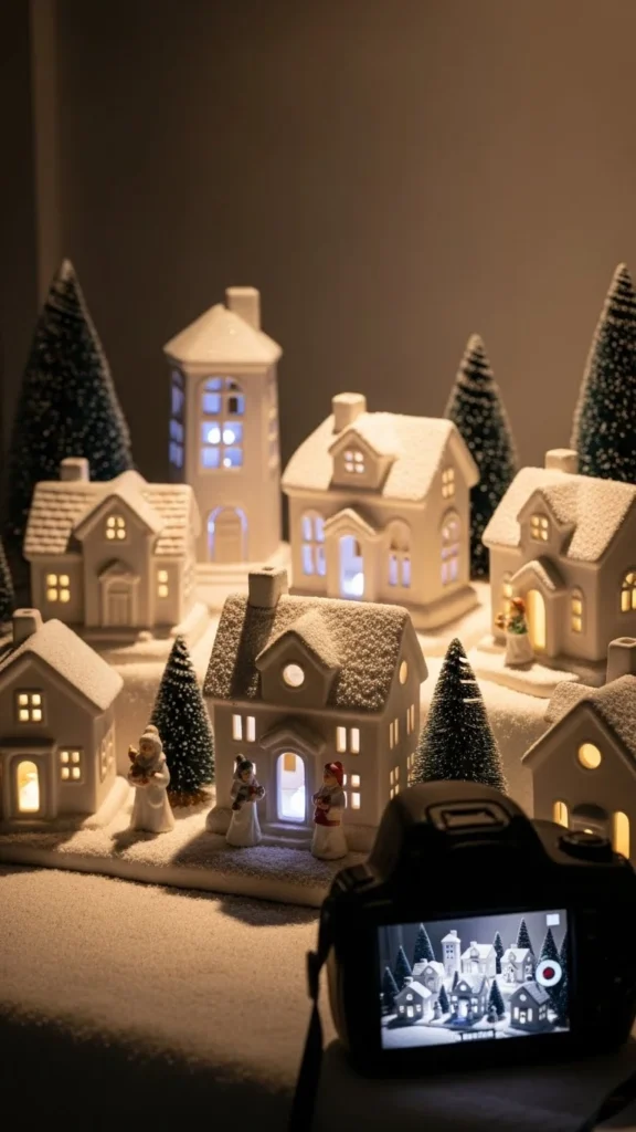 White Winter Village