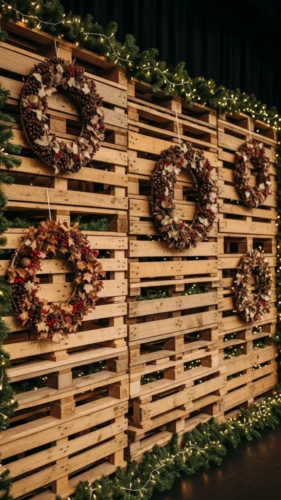 Wood Pallet Christmas Wall