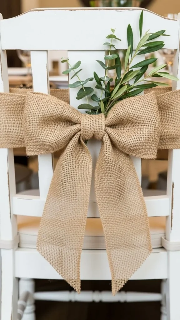  Burlap Bow Ties