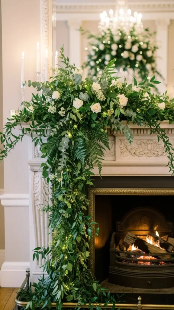 Cascading Greenery Waterfall