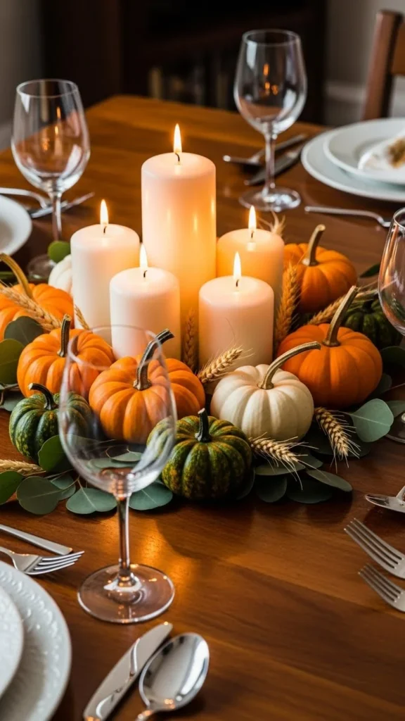 Harvest-Themed Centerpieces