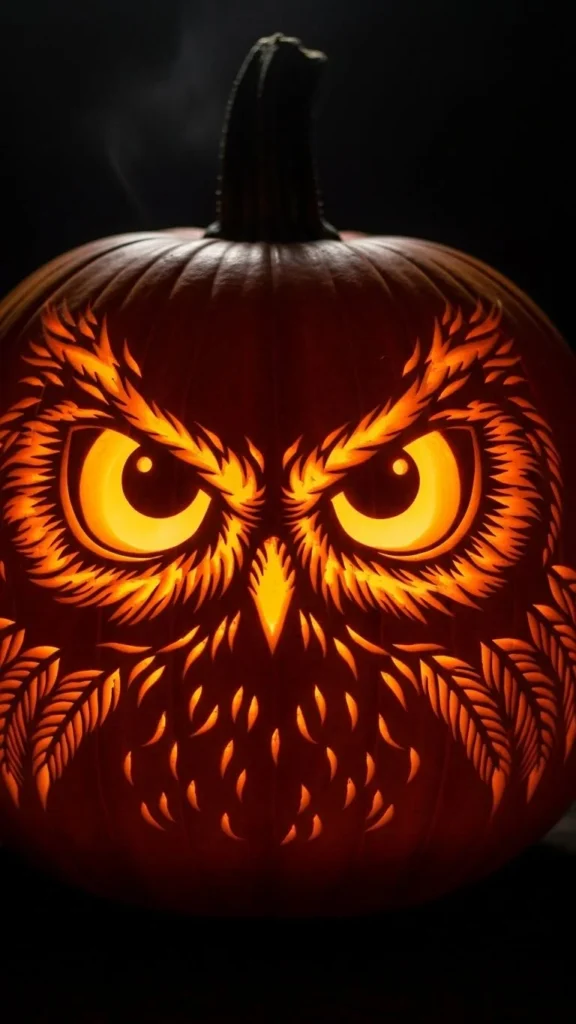 Owl Eyes Pumpkin