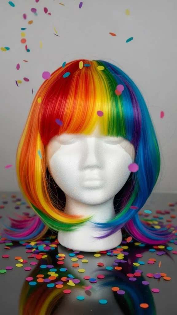 Rainbow Wigs