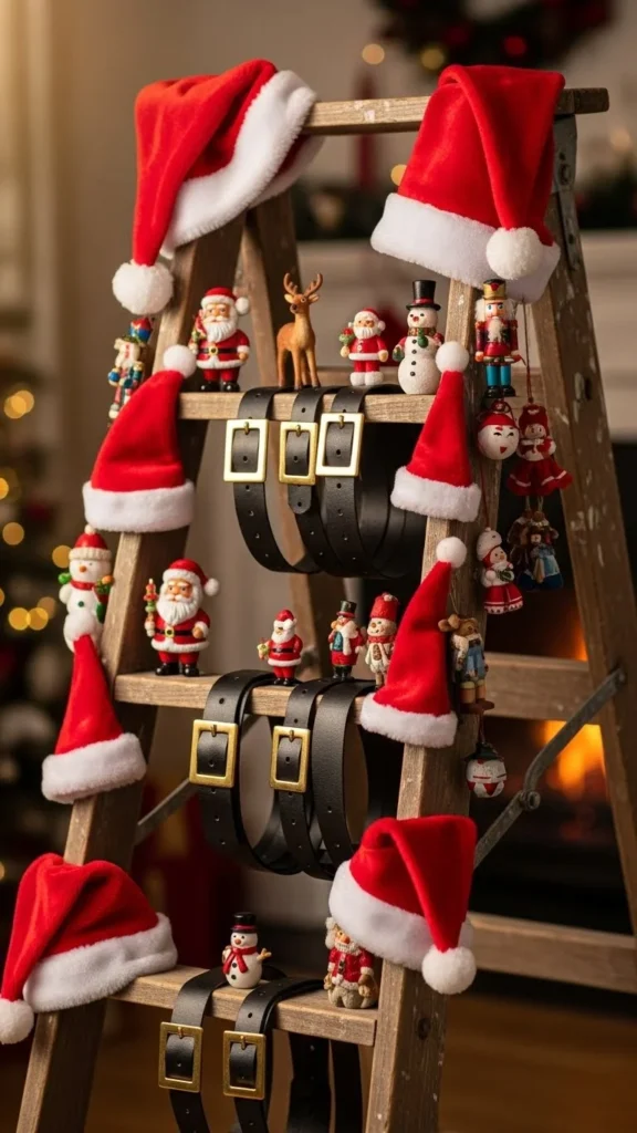 Santa Ladder Display