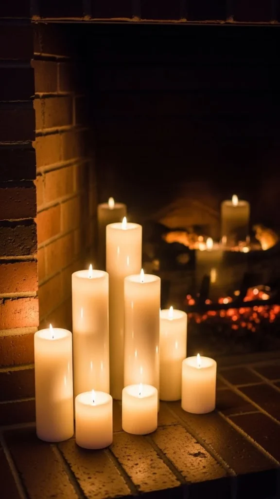 Clustered Candle Assortment