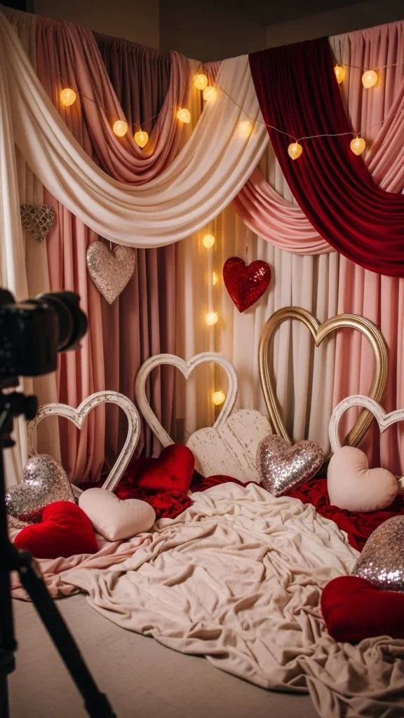 DIY Valentine Photo Corner