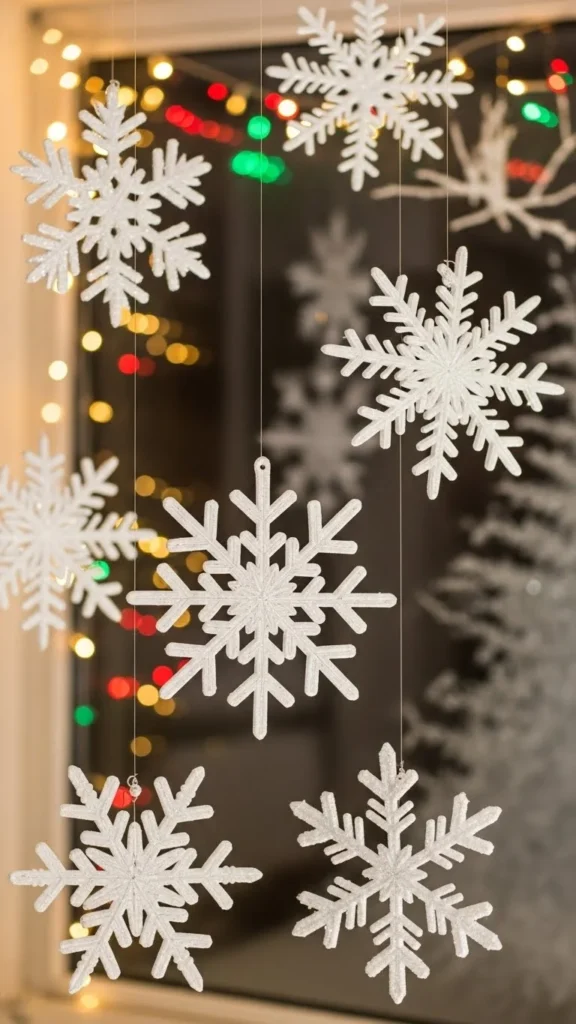 Hanging Snowflake Clusters