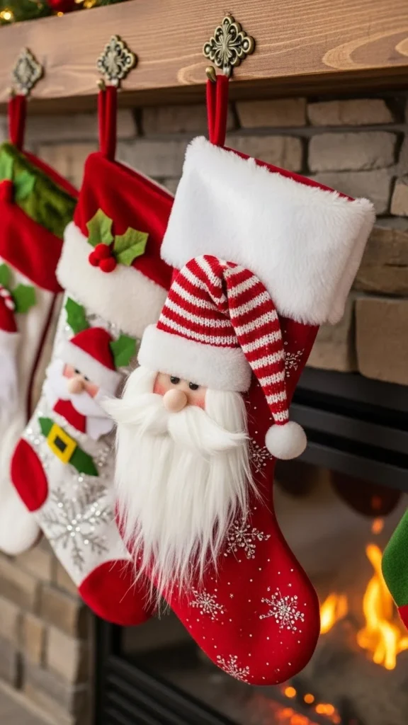Santa-Themed Stocking