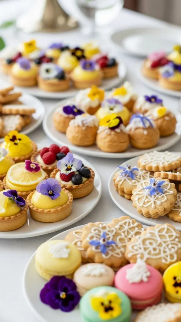 Edible Flower Garnishes