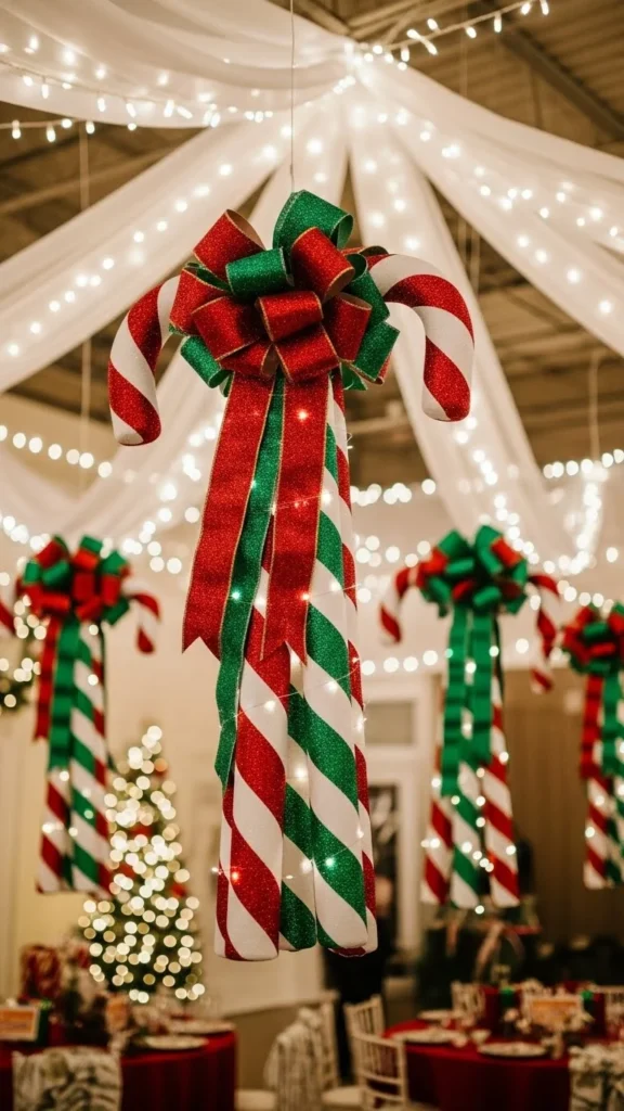 Hanging Candy Cane Bundles