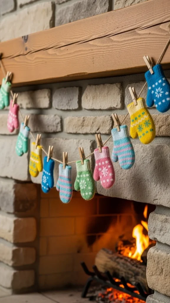 Wool Mittens Garland