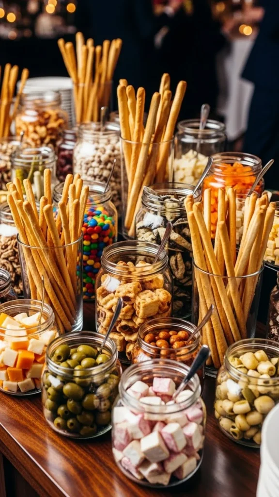 Incorporate Glass Jars for Organization