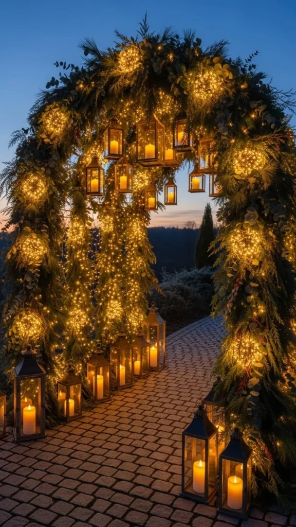  Lantern-Lit Path Arch