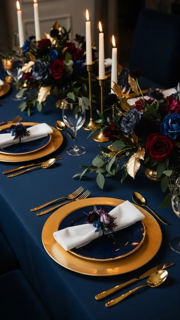 Navy & Gold Luxe Theme