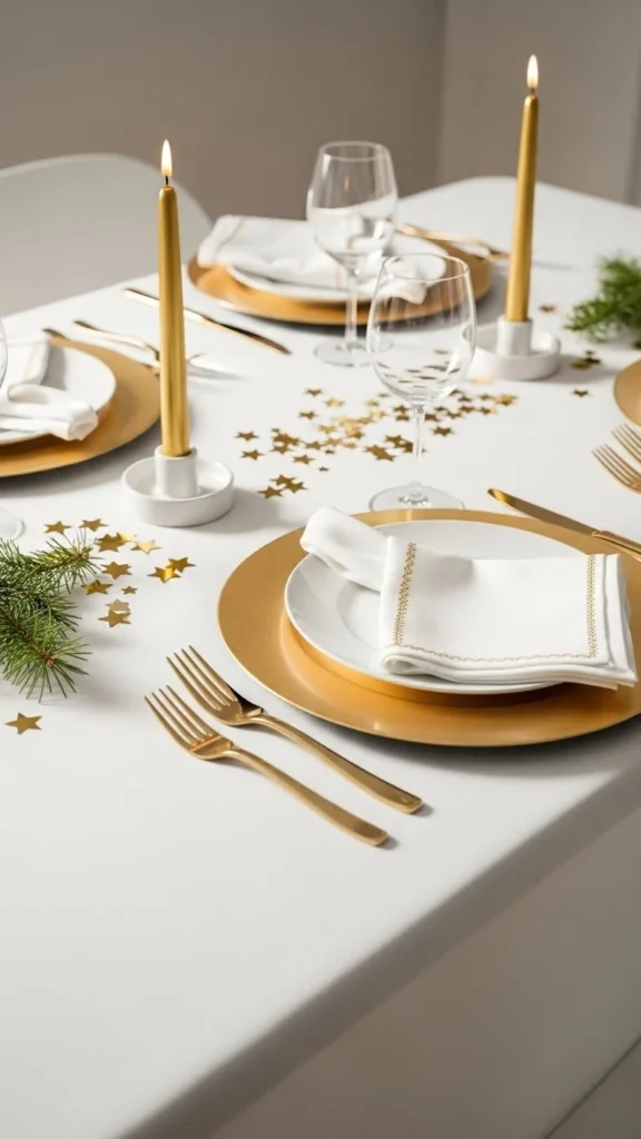 White and Gold Serenity