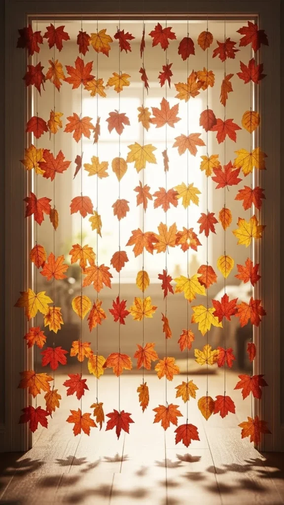 Autumn Leaf Curtain