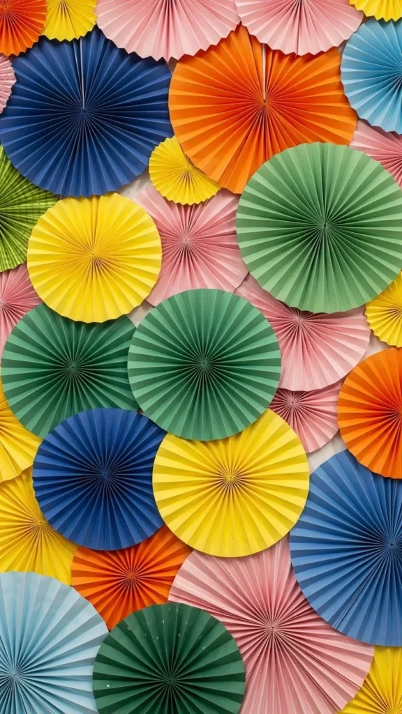 Paper Fan Arrangement