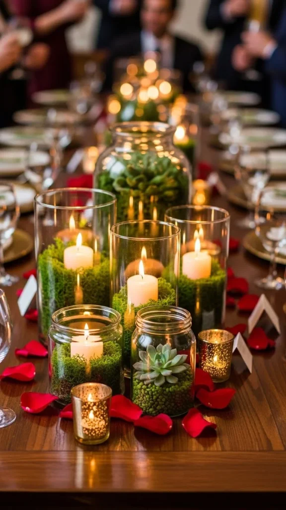 Simple Centerpiece Jars