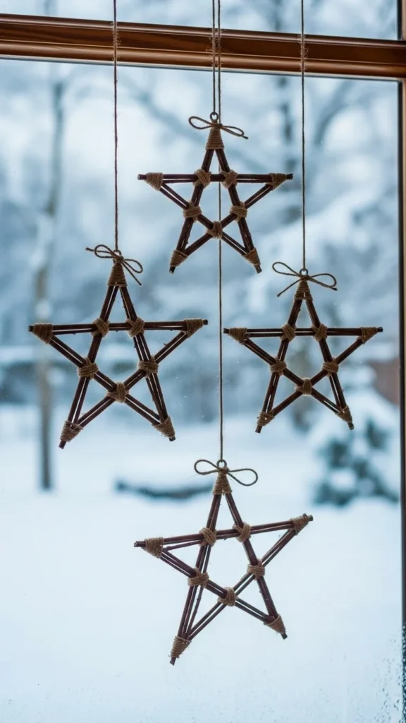 Twig Star Decorations