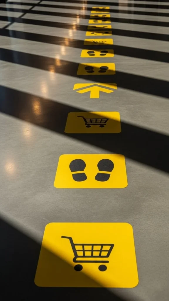 Branch-Mounted Direction Signs