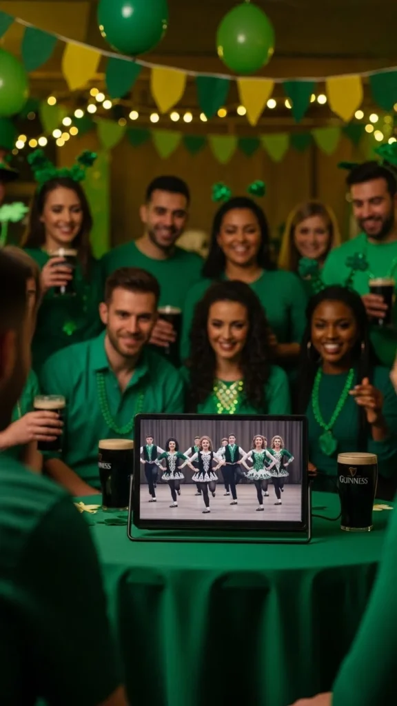 Irish Dance Video Screening Area