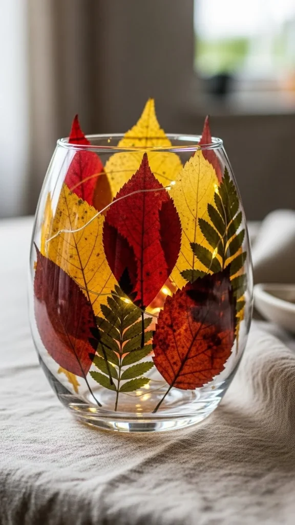 Pressed Leaf Centerpiece