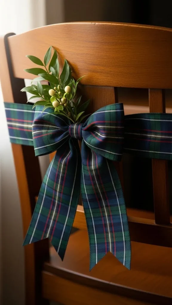 Holiday Plaid Ribbon Bands
